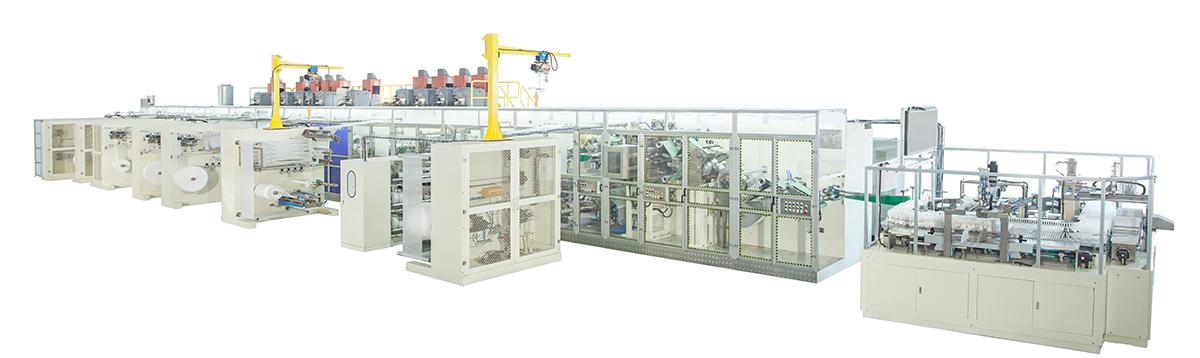 Equipment management system for baby diaper equipment manufacturers