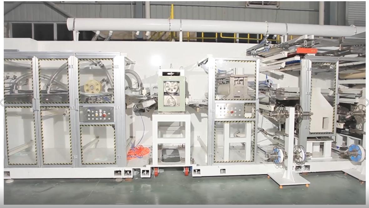 Fully automatic diaper production line