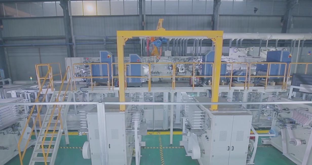 best baby diapers making machine manufacturer video