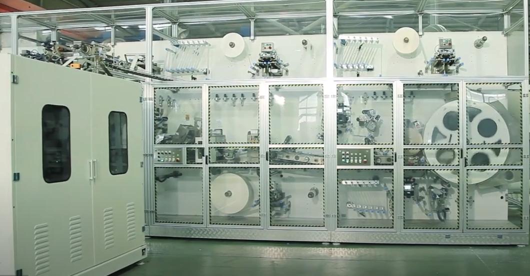 High Yield Infant diaper manufacturing machine Manufacturer Video