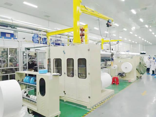 Lady Diaper Making Production Line in Korea