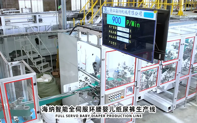 Servo Drive and Mechanical Drive in Diaper Manufacturing Equipment